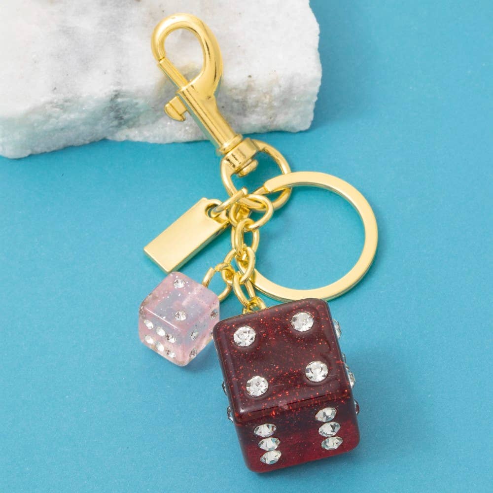 Roll the Dice Bag Charm