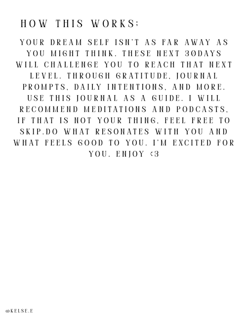 Text on a white background explaining how to use a journal for personal growth and self-improvement.