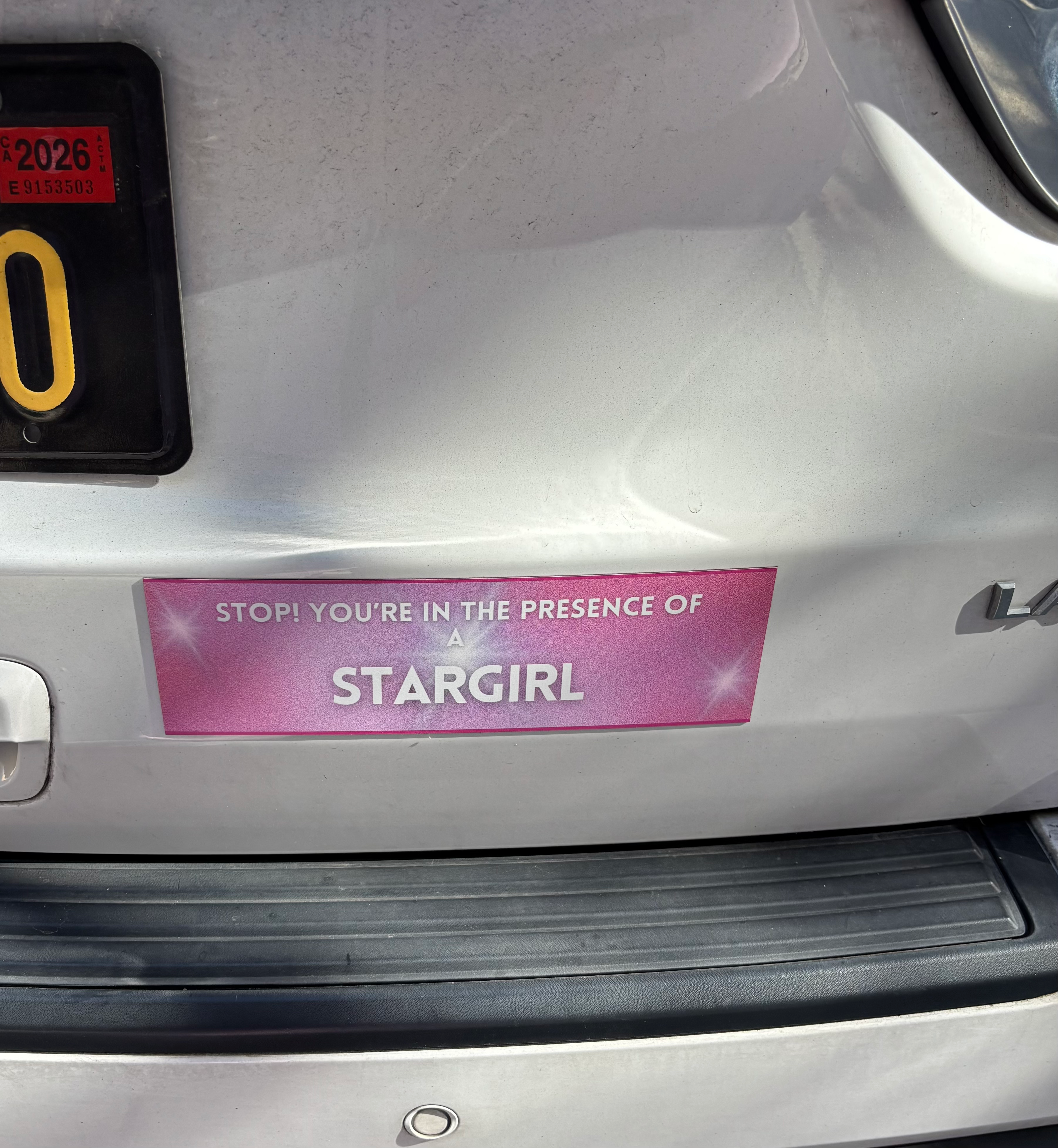 STARGIRL CAR MAGNET