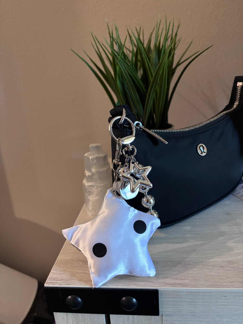 STARLIGHT BAG CHARM-POLKA DOT