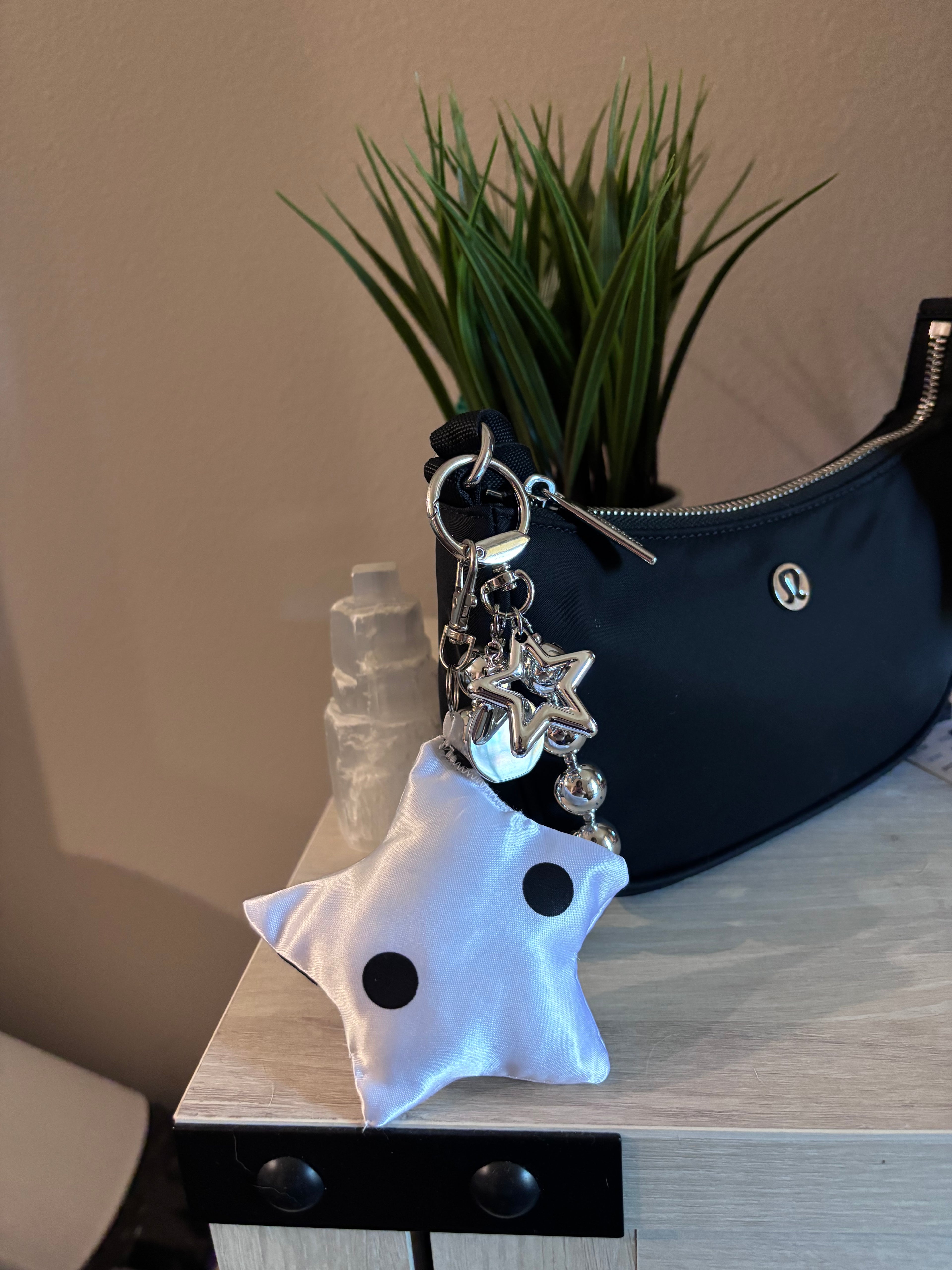 STARLIGHT BAG CHARM-POLKA DOT