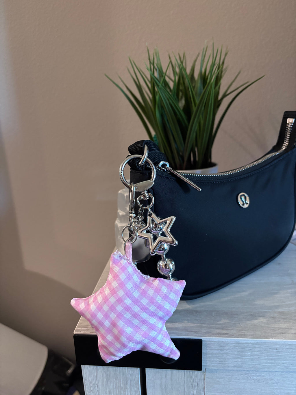 STARLIGHT BAG CHARM-PINK