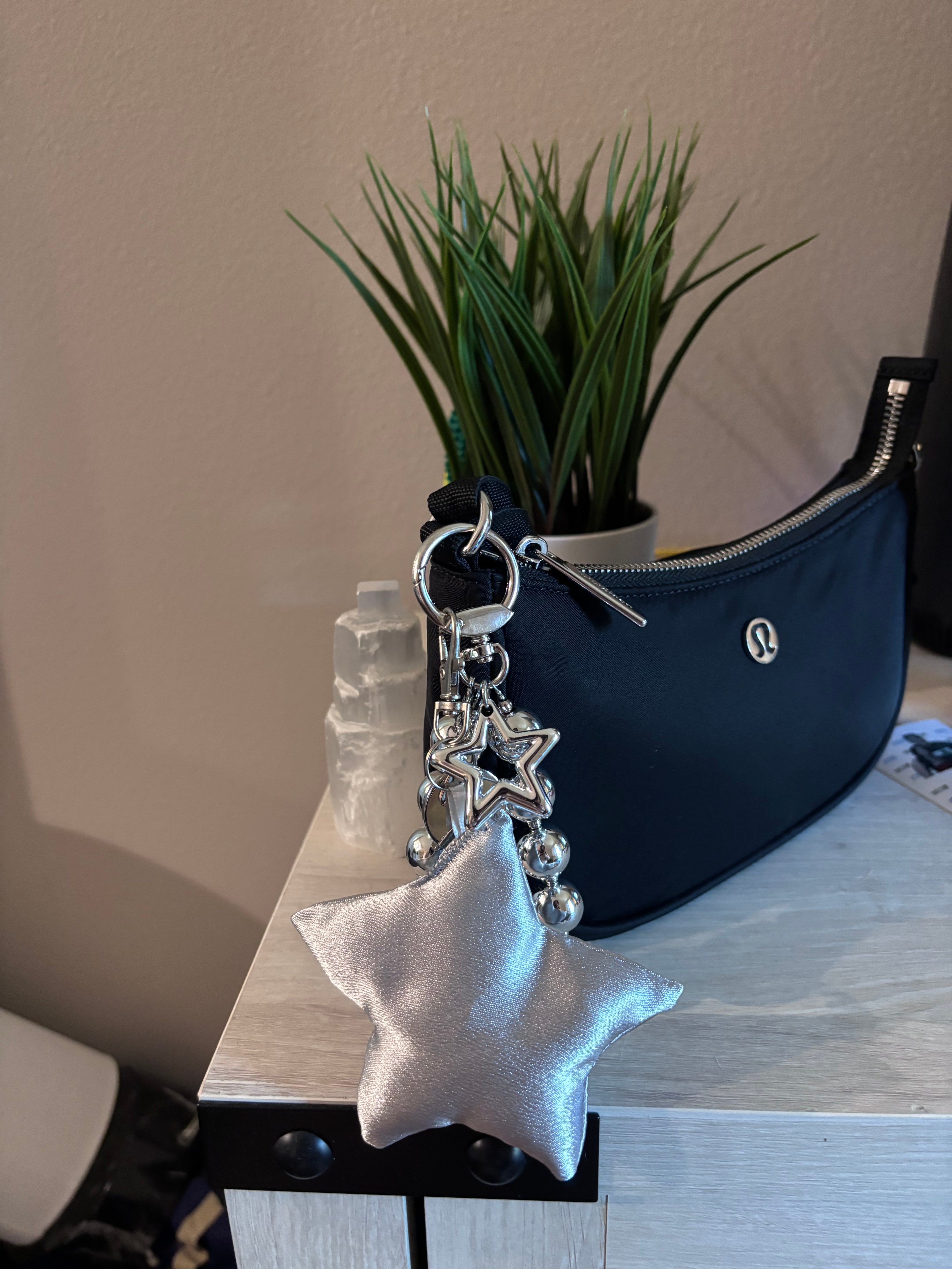 STARLIGHT BAG CHARM-SILVER