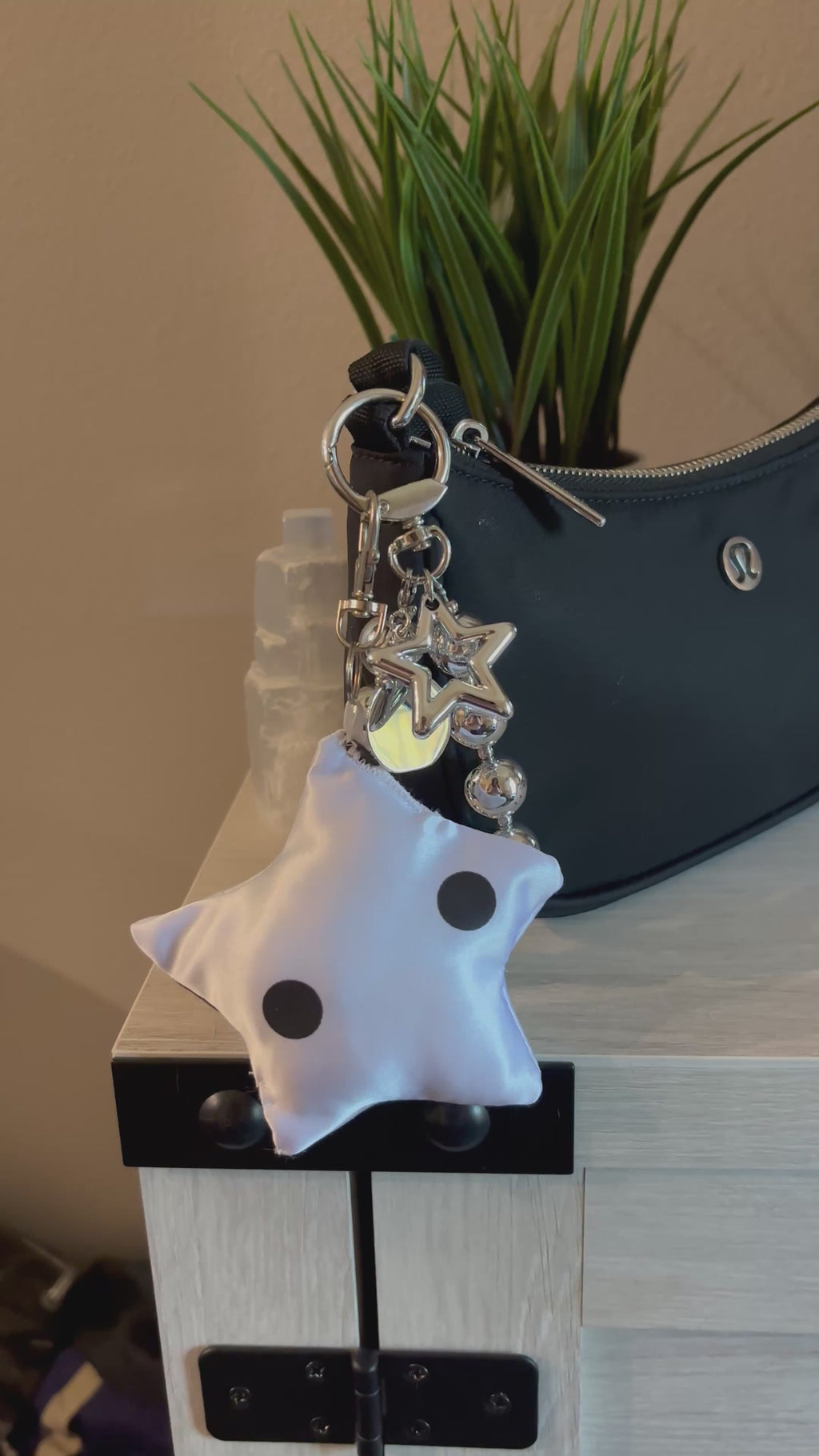 STARLIGHT BAG CHARM-POLKA DOT